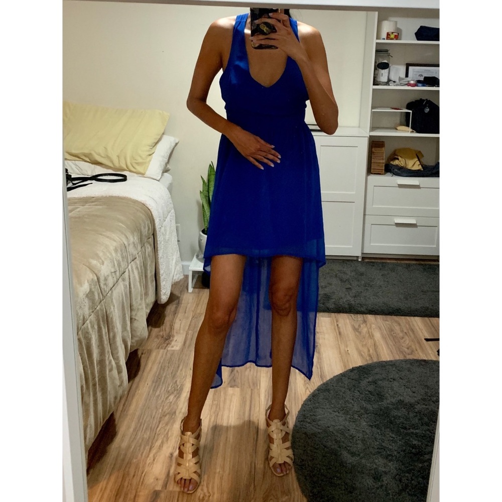 Mystic Sheer High Low Maxi Dress